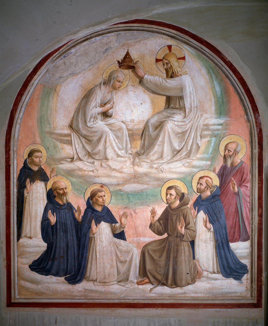 Jomfruens kroning (fresco av Fra  Angelico