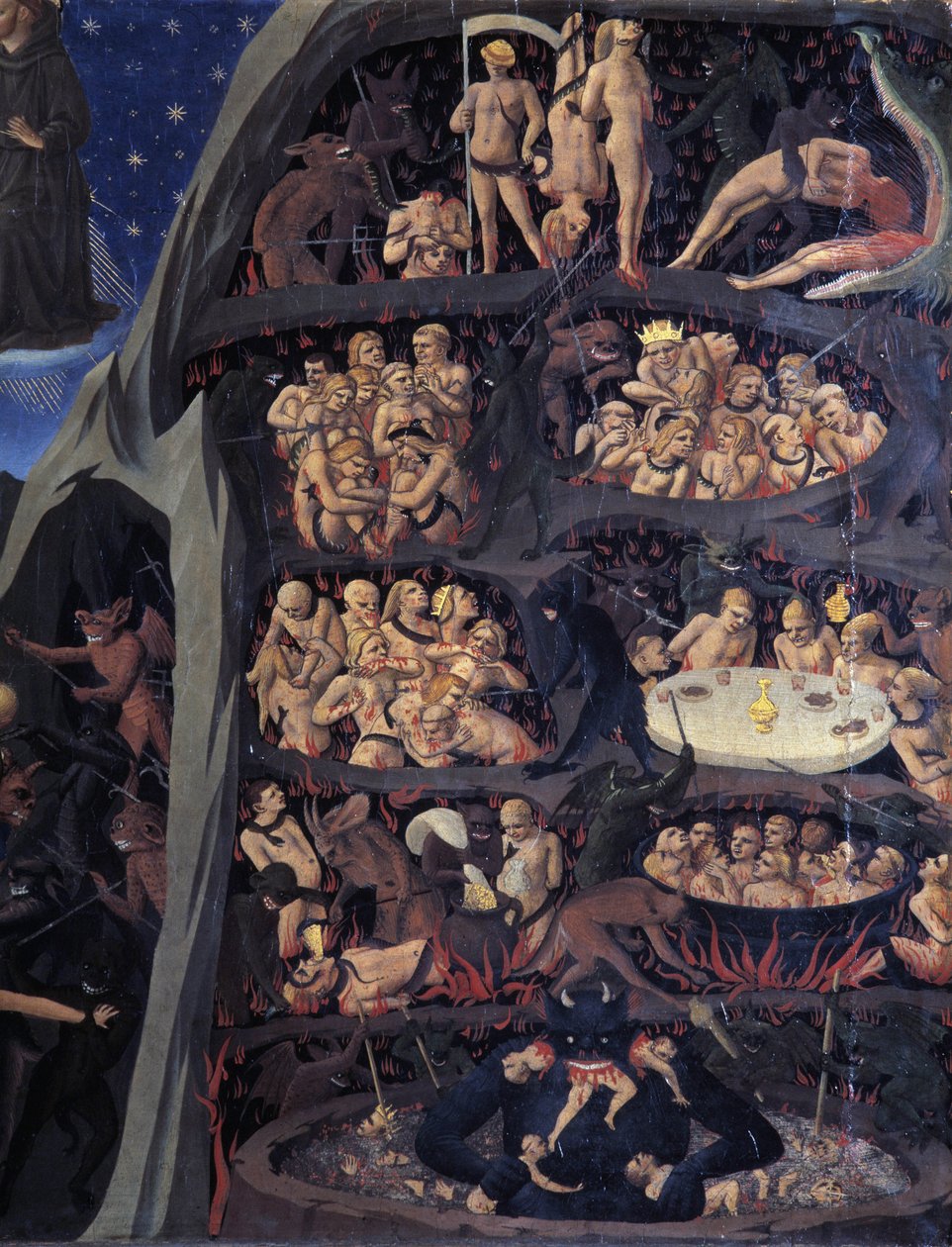 Den siste dommen: Helvete av Fra  Angelico
