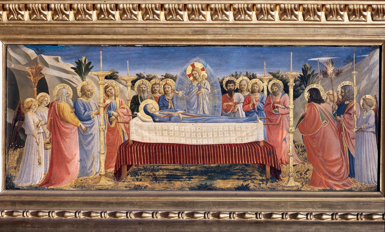 Jomfruens begravelser (Tremaleri av Fra  Angelico