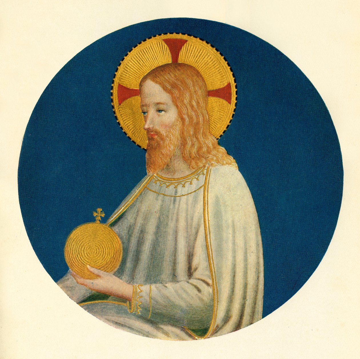 A Figure of Christ, 1400-tallet, ca 1909 av Fra Angelico
