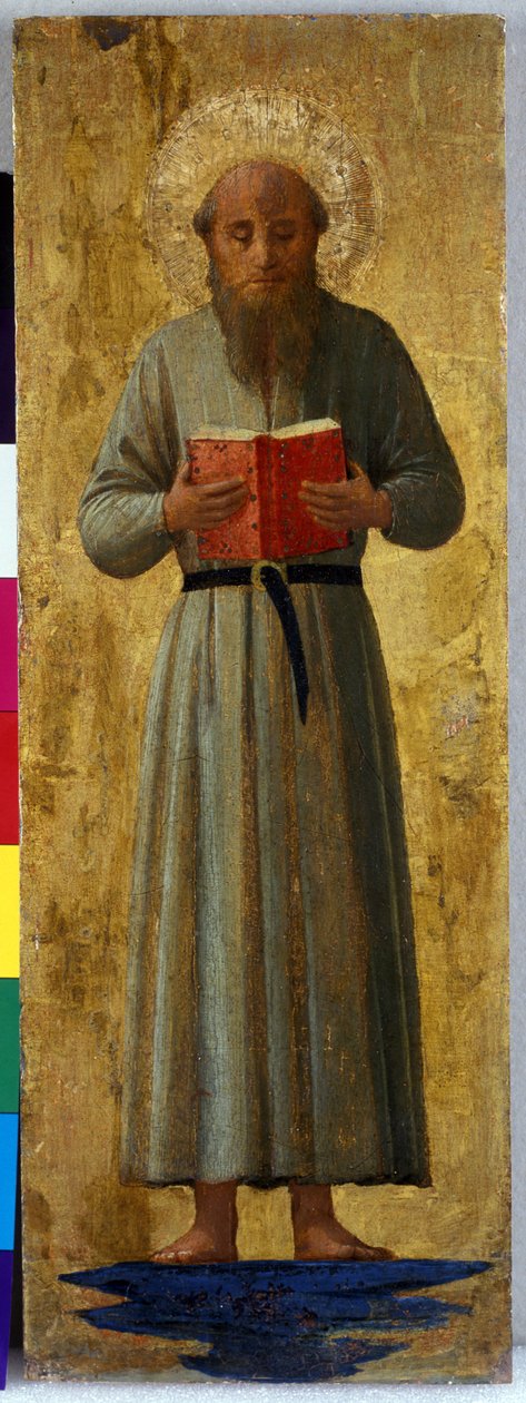 A Saint, v.1435-40 (tempera på poppeltre) av Fra Angelico