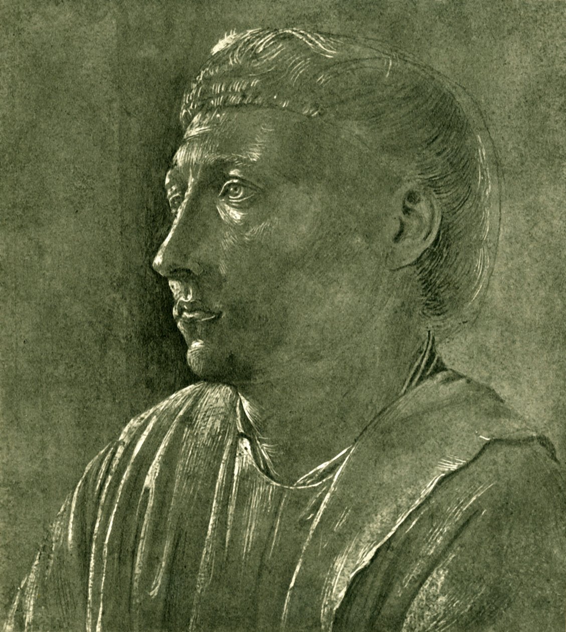 Byste av en geistlig, c1450, 1943. av Fra Angelico