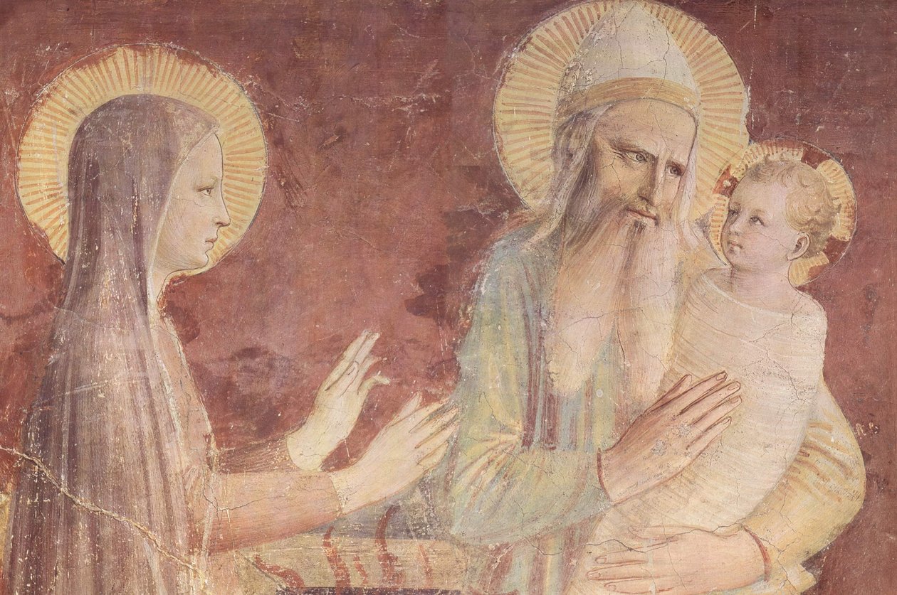 Presentasjonen i tempelet, detalj av Fra Angelico