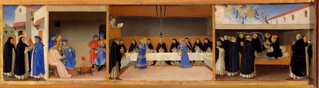 Livet til Saint Dominica av Fra Angelico