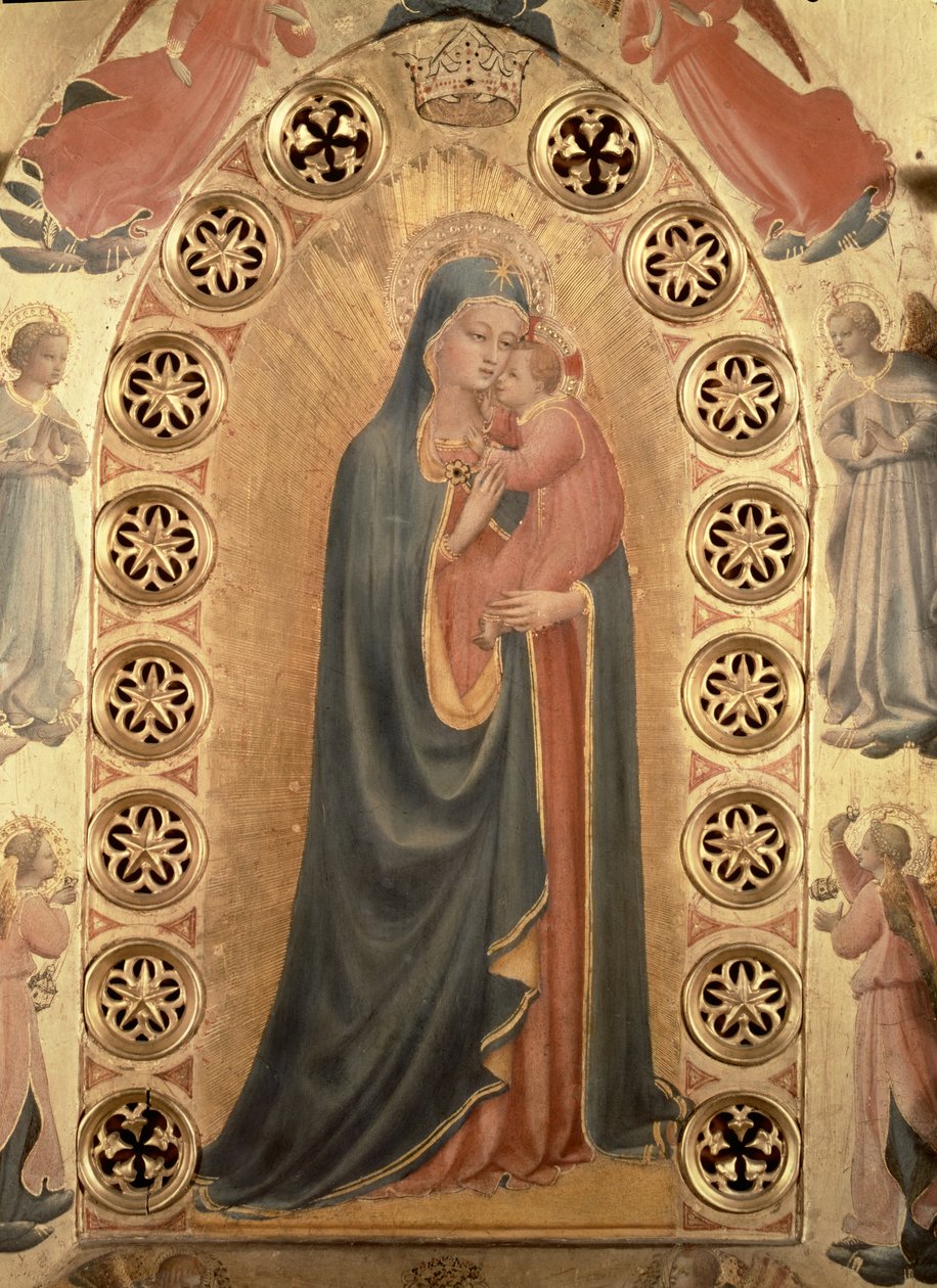 Madonna of the Stars (se også 230331) av Fra Angelico