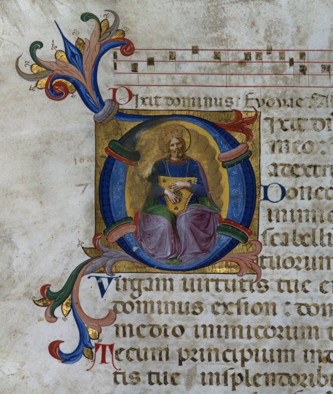 Ms 531 f.169v Historikert initial 