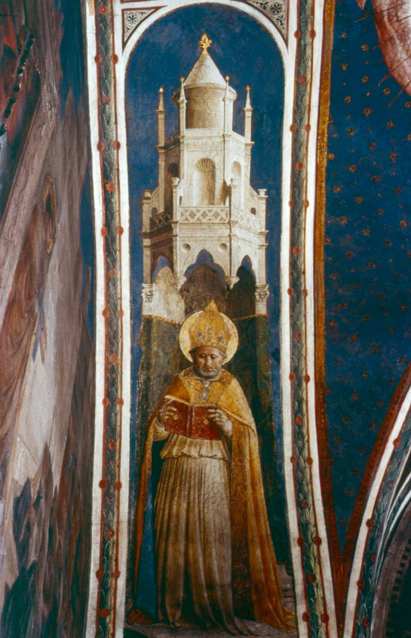St Ambrosius, midten av 1400-tallet av Fra Angelico
