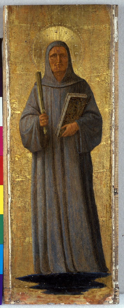 St. Bernard av Clairvaux, ca. 1435-40 (tempera på poppeltre) av Fra Angelico
