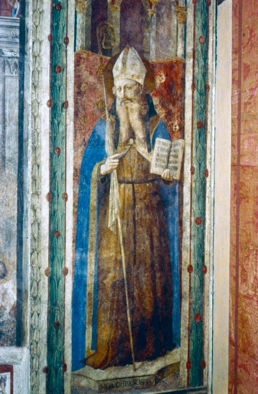 St John Chrysostom, midten av 1400-tallet av Fra Angelico