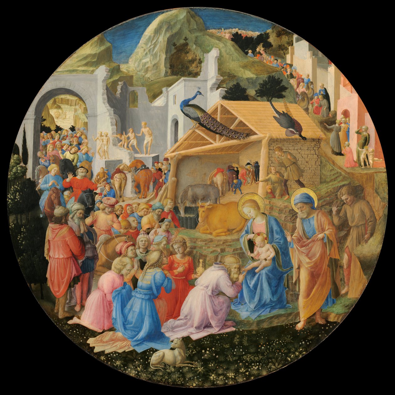 Tilbedelsen av magiene av Fra Angelico