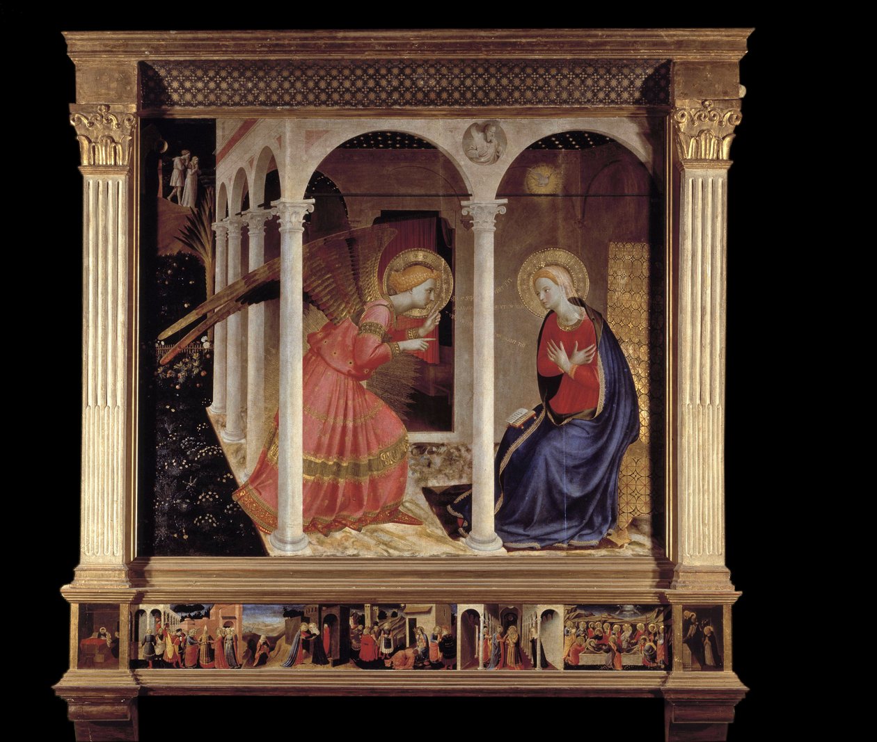 "Bebudelsen - Spade av Cortone av Fra Angelico