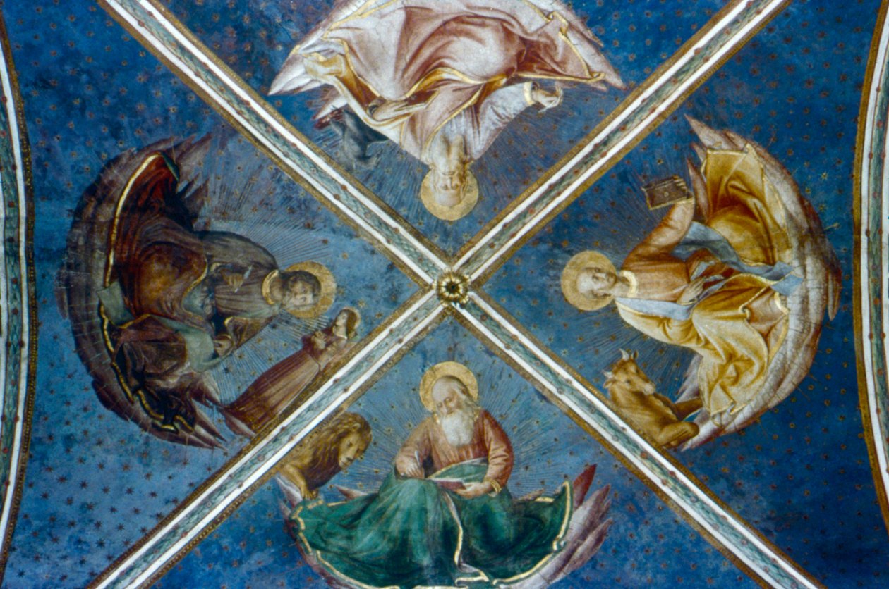 De fire evangelistene, midten av 1400-tallet av Fra Angelico
