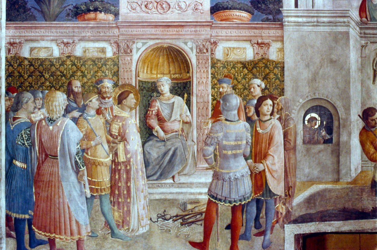 The Judgment of St Laurence, midten av 1400-tallet av Fra Angelico