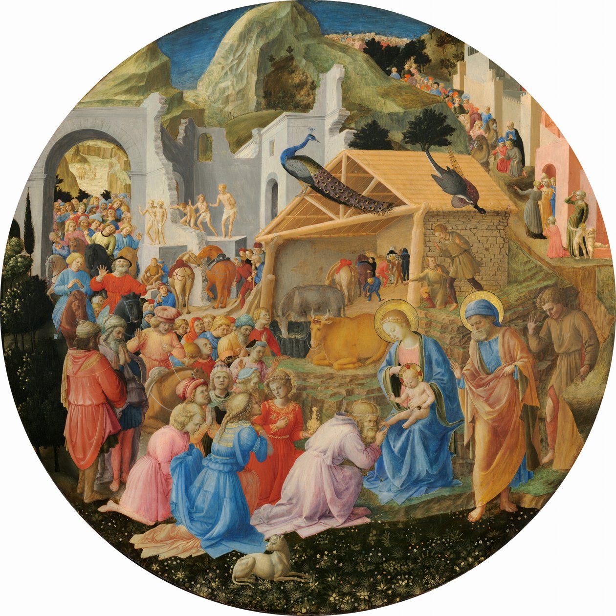 Tilbedelsen av magiene av Fra Angelico and Fra Filippo Lippi
