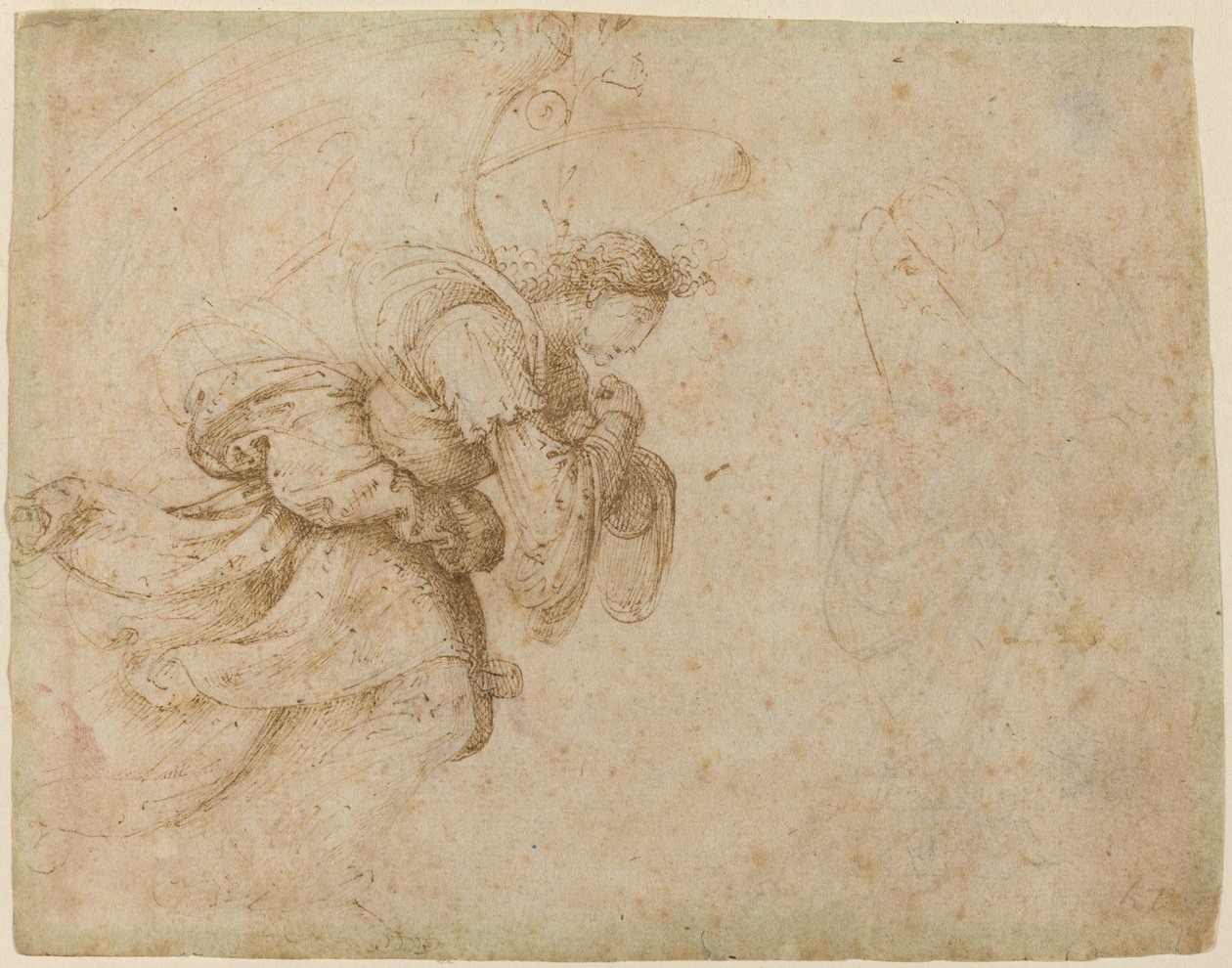 Bebudelsens engel [recto] av Fra Bartolommeo