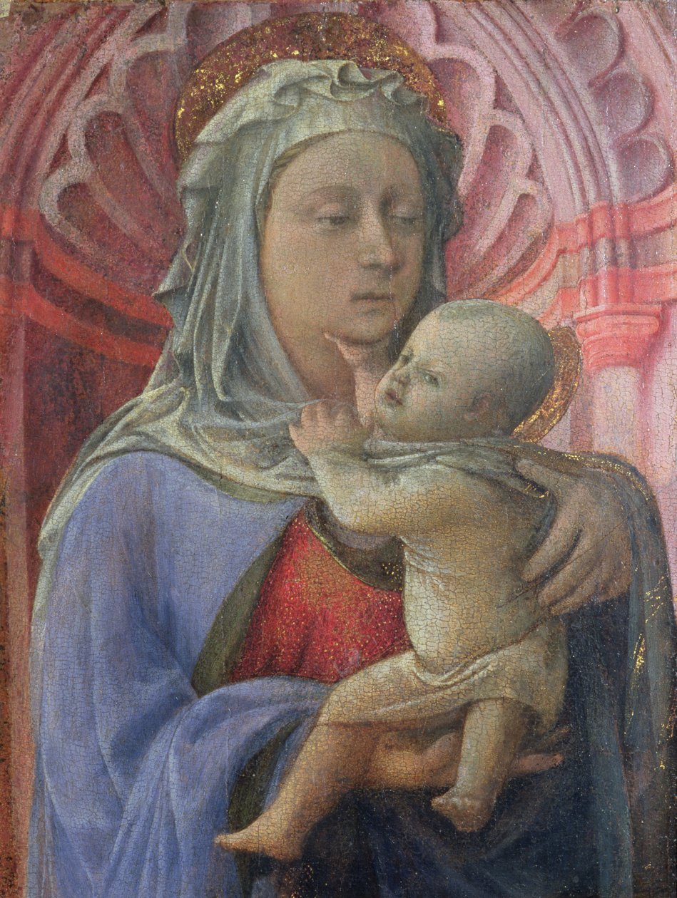 Madonna og barn, ca. 1430 av Fra Filippo Lippi