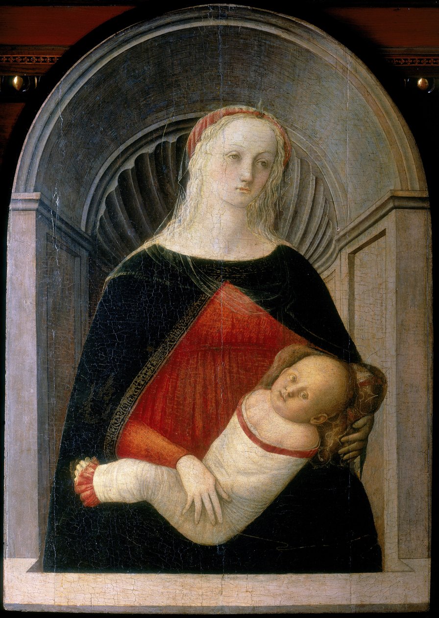 Madonna og barn, ca. 1450 (tempera på panel) av Fra Filippo Lippi
