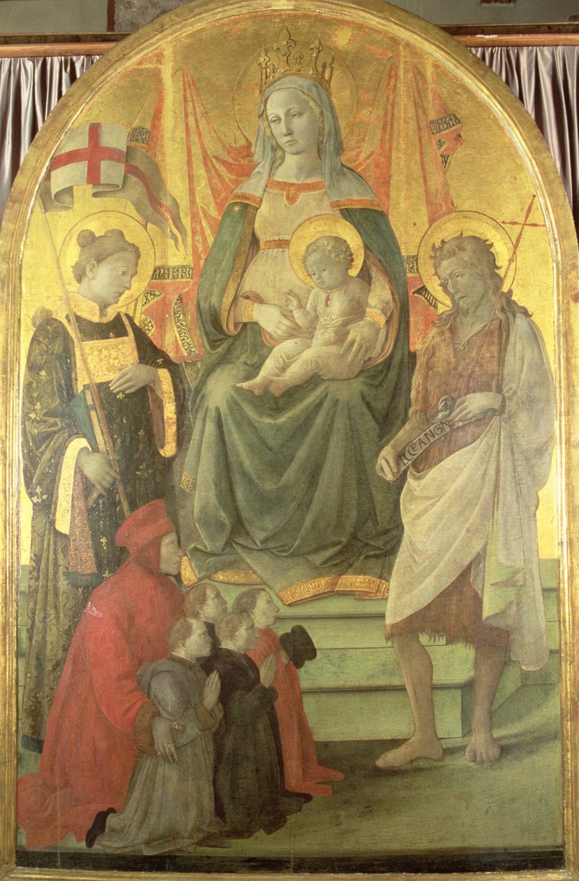 Madonna del Ceppo, 1453 av Fra Filippo Lippi