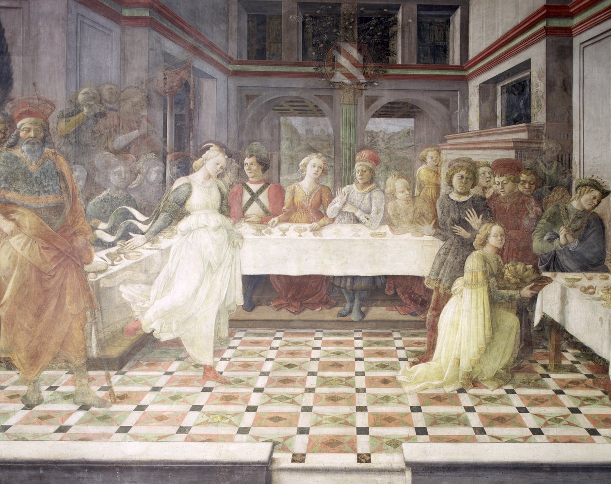 Herodes høytid (se også 60432) av Fra Filippo Lippi