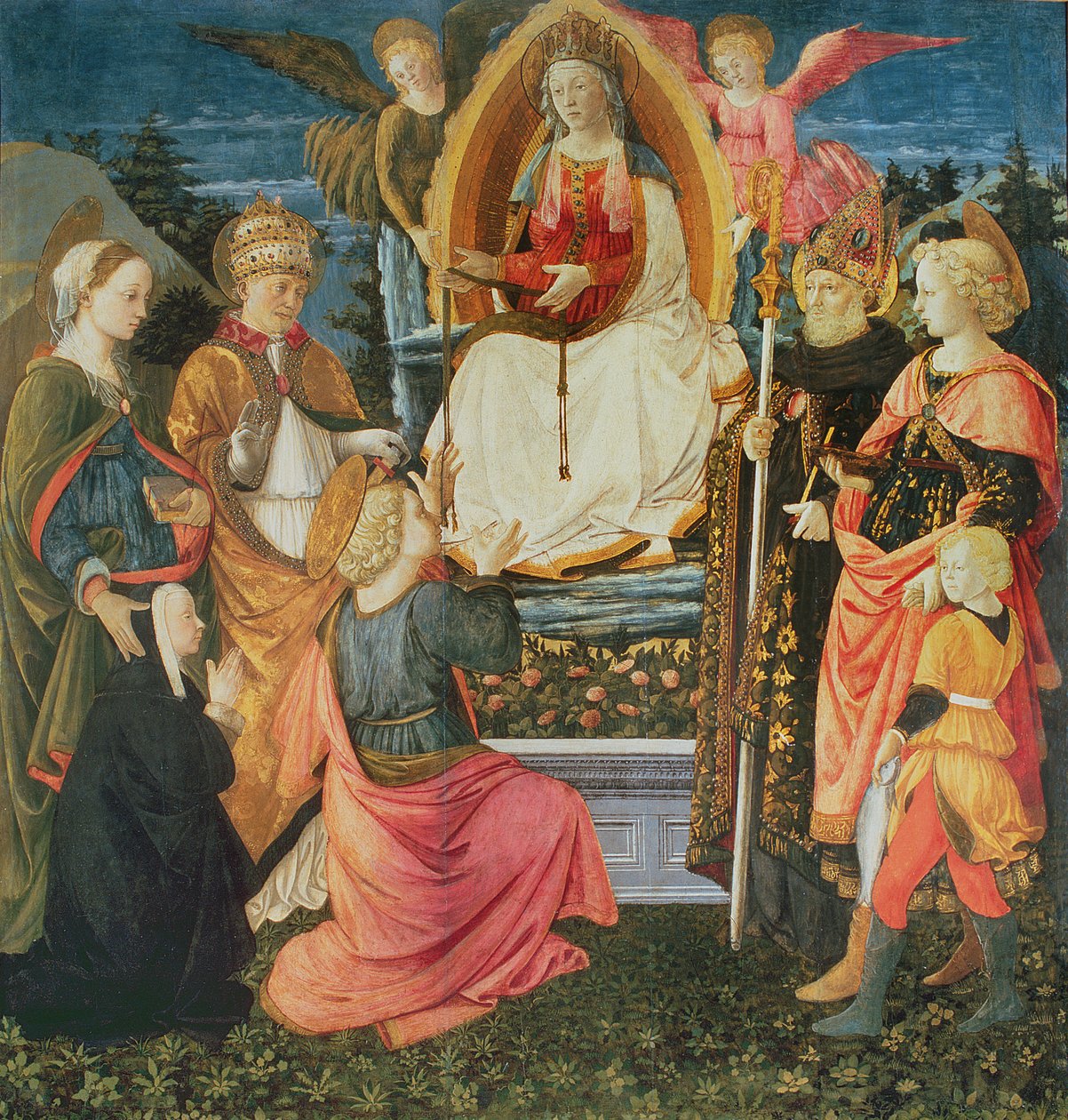The Madonna of the Sacred Girdle, 1456 av Fra Filippo Lippi
