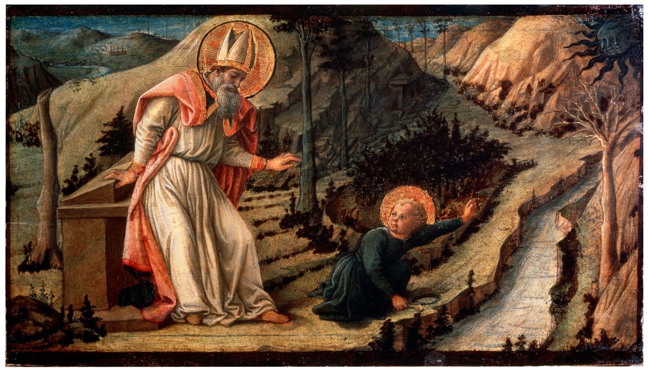 The Vision of Saint Augustine, mellom 1452 og 1465. av Fra Filippo Lippi