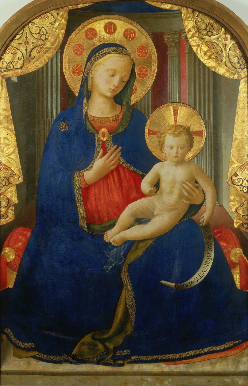 Madonna av ydmykhet Madonna av ydmykhet, ca 1435-1440. av Fra Giovanni Angelico da Fiesole