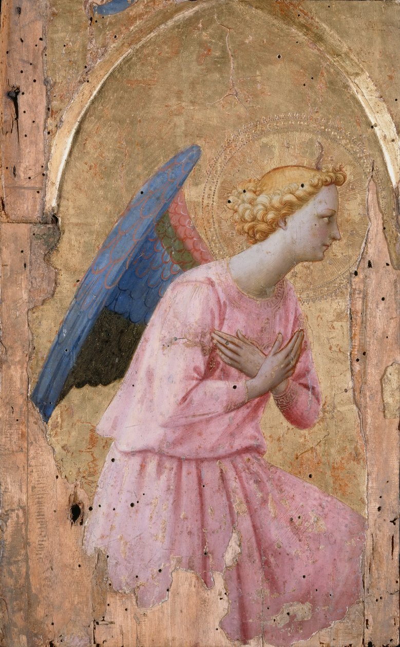 Bebudelsens engel, ca 1435 av Fra Giovanni Angelico da Fiesole