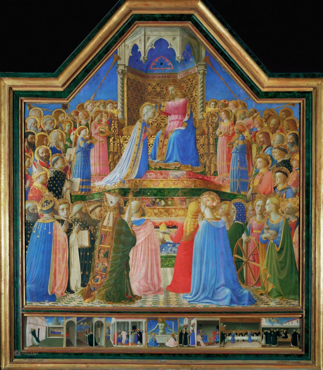 Jomfruens kroning, ca 1430 av Fra Giovanni Angelico da Fiesole