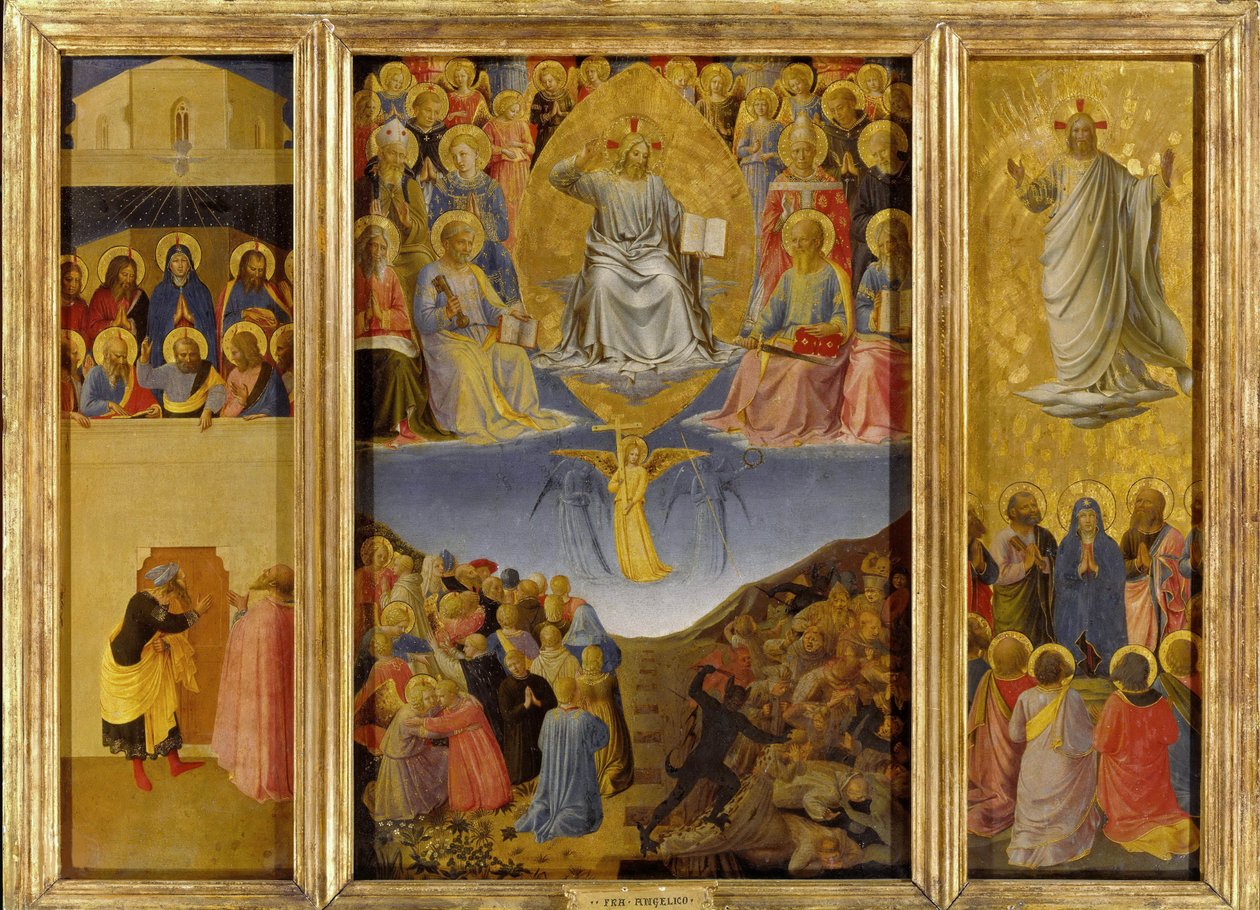 The Last Judgment Triptych, ca 1447. av Fra Giovanni Angelico da Fiesole