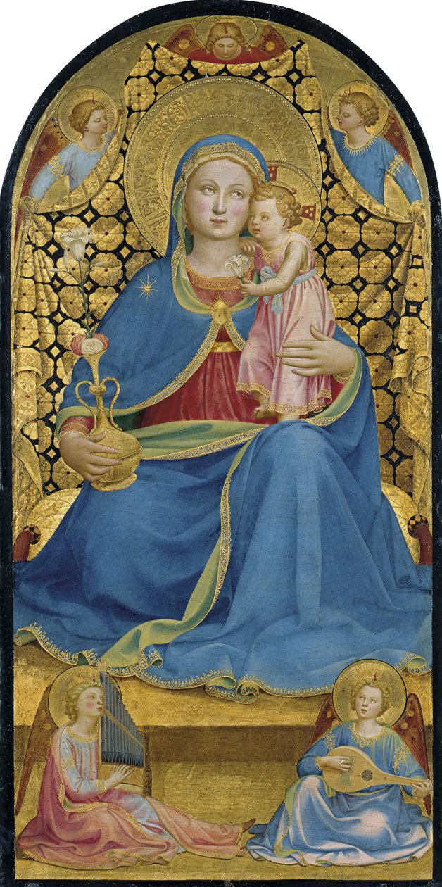 Ydmykhetens jomfru Madonna dell Umilitá, ca. 1433-1434 av Fra Giovanni Angelico da Fiesole