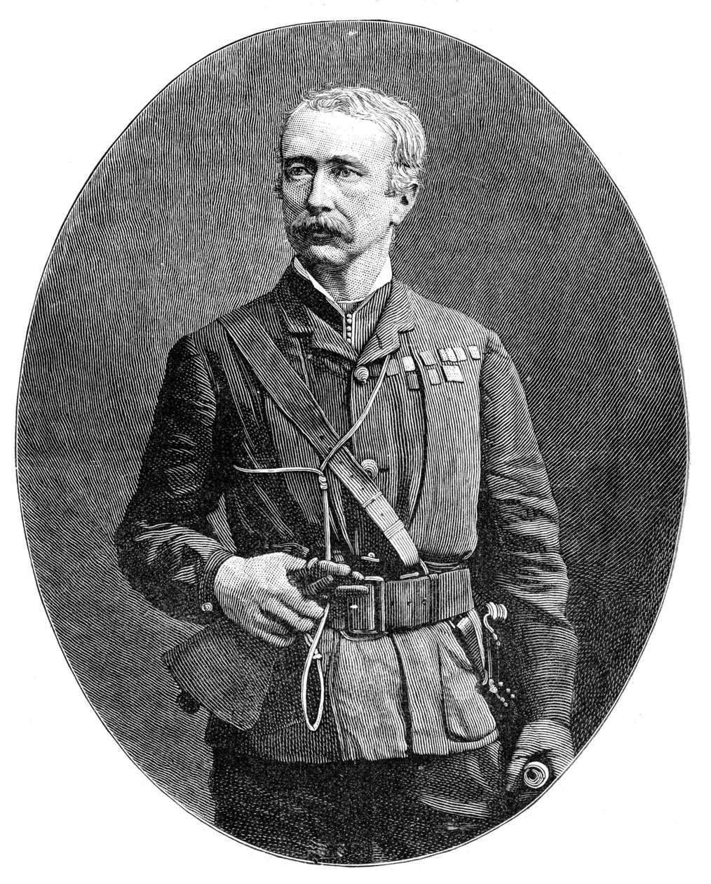 Garnet Joseph Wolseley, 1. Viscount Wolseley, irskfødt britisk soldat, 1900. av Fradelle and Young