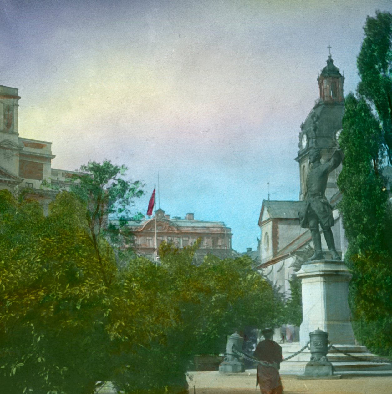 The Kings Garden, Stockholm, Sverige, slutten av 1800-begynnelsen av 1900-tallet. av Fradelle and Young