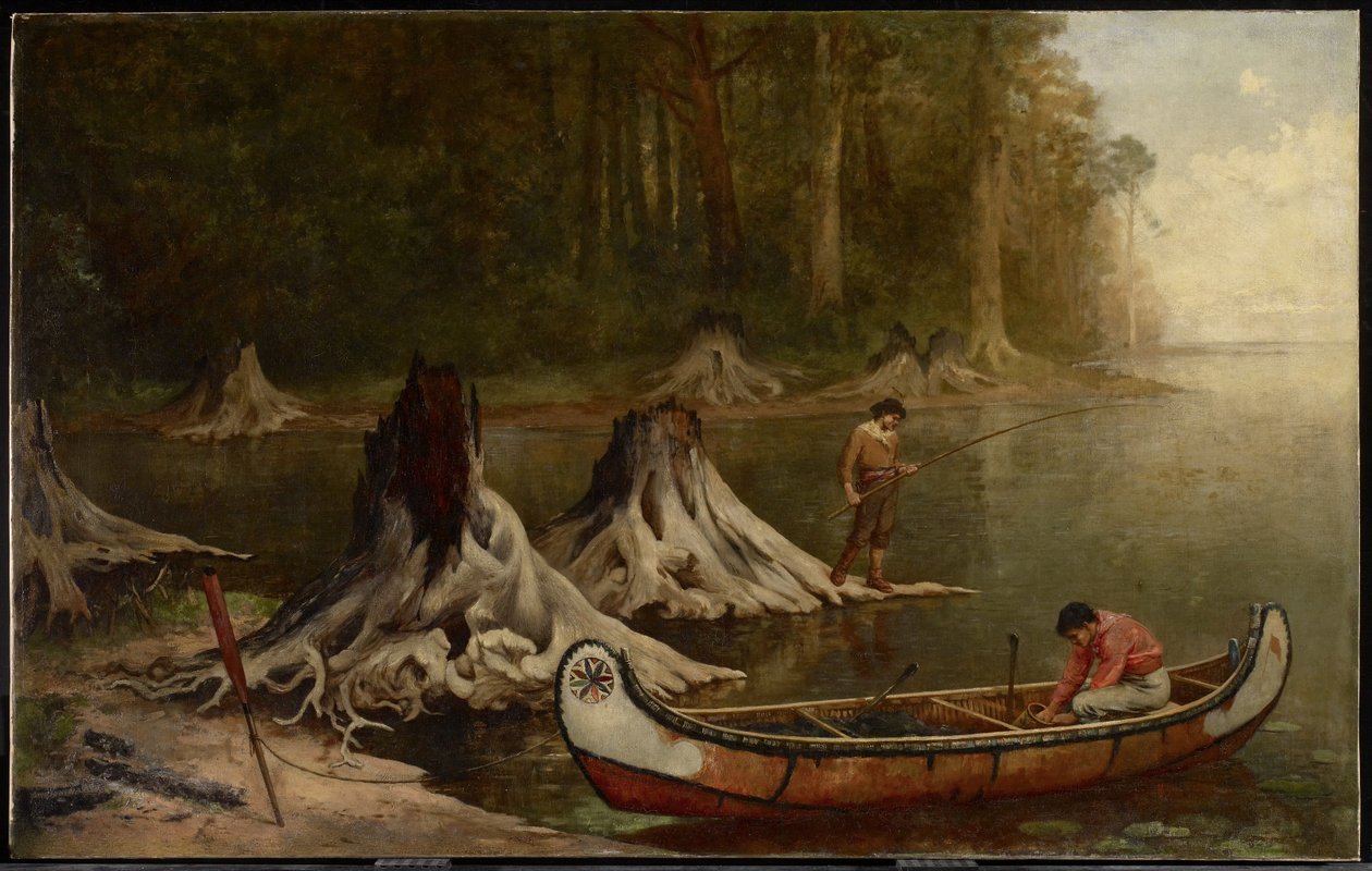 Relikvier fra Primaeval Forest, Canada, 1885 av Frances Anne Hopkins