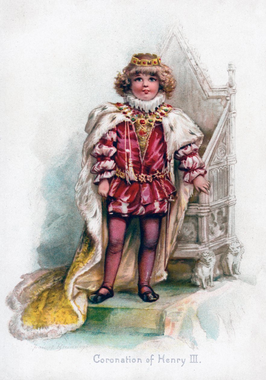 Kroningen av Henry III, 1897. av Frances Brundage