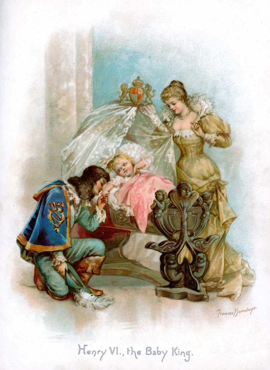 Henry VI, babykongen, 1897. av Frances Brundage