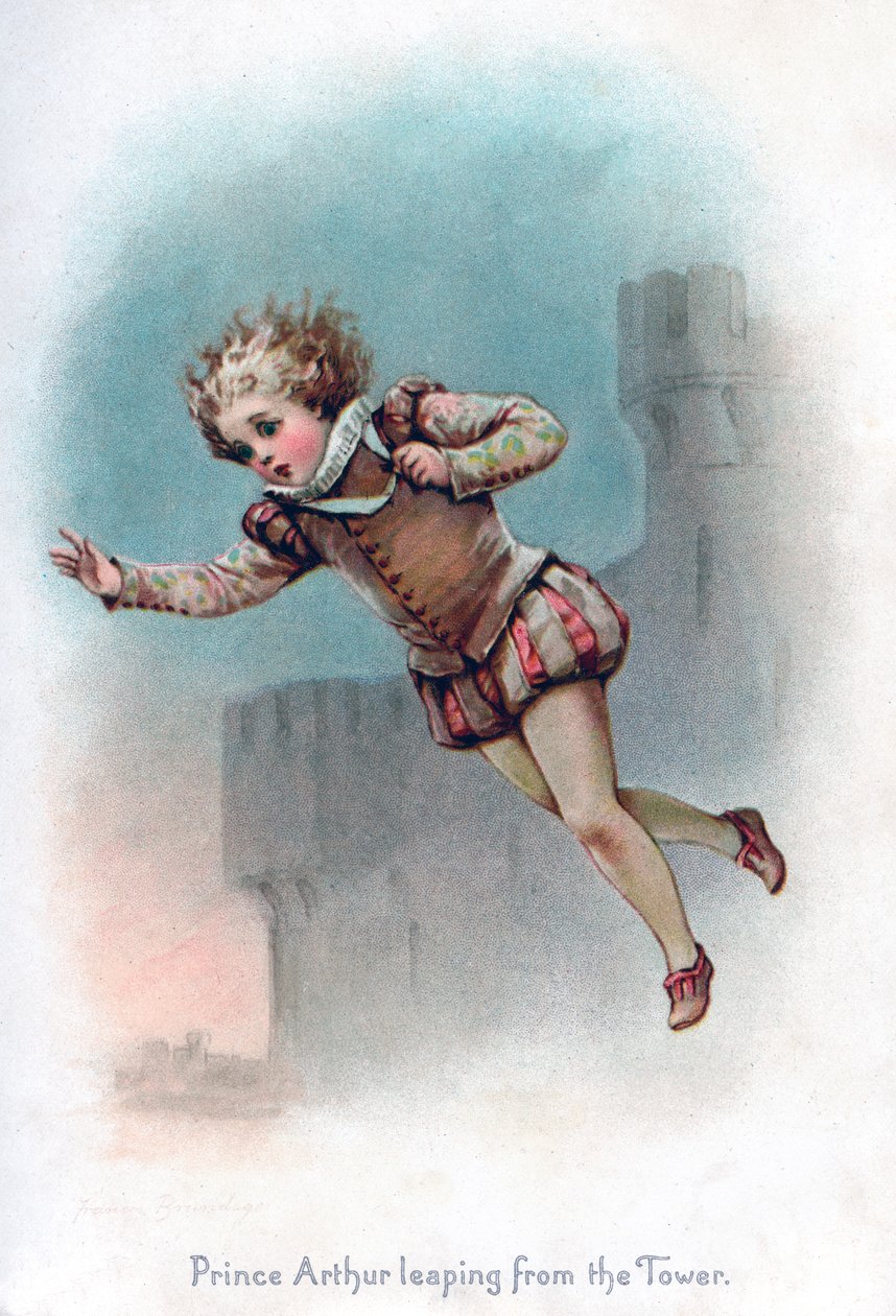 Prins Arthur hopper fra tårnet, 1897. av Frances Brundage