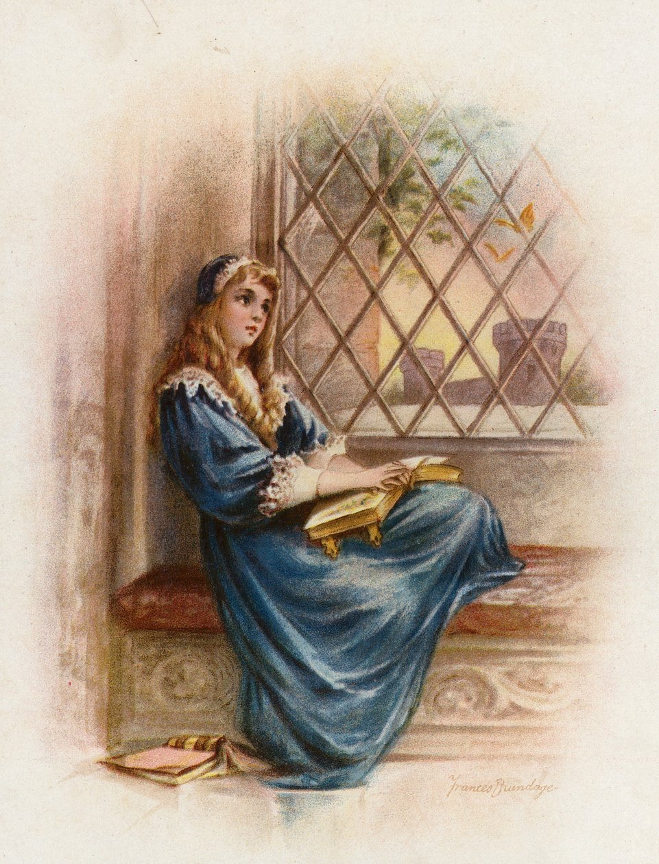 Prinsesse Elizabeth (kromolito) av Frances Brundage