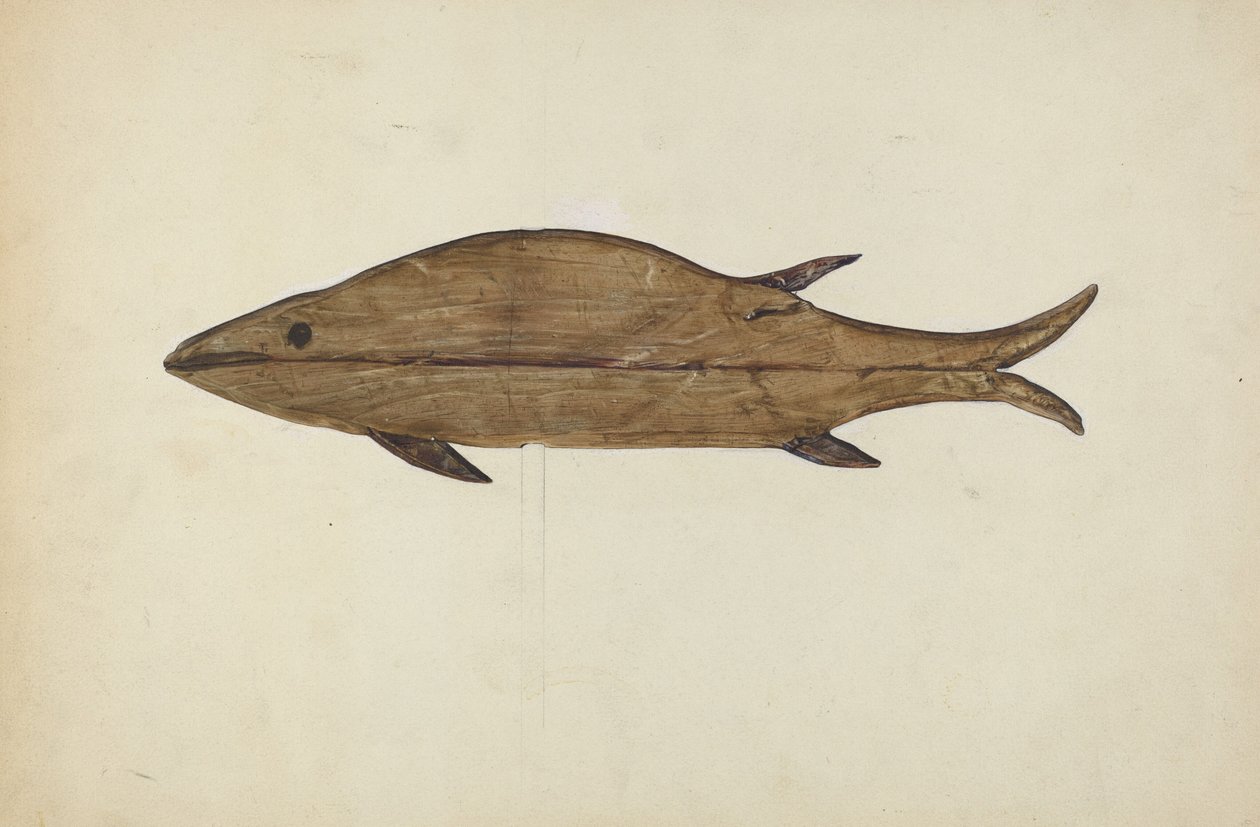 Fish Weather Vane av Frances Matsubara