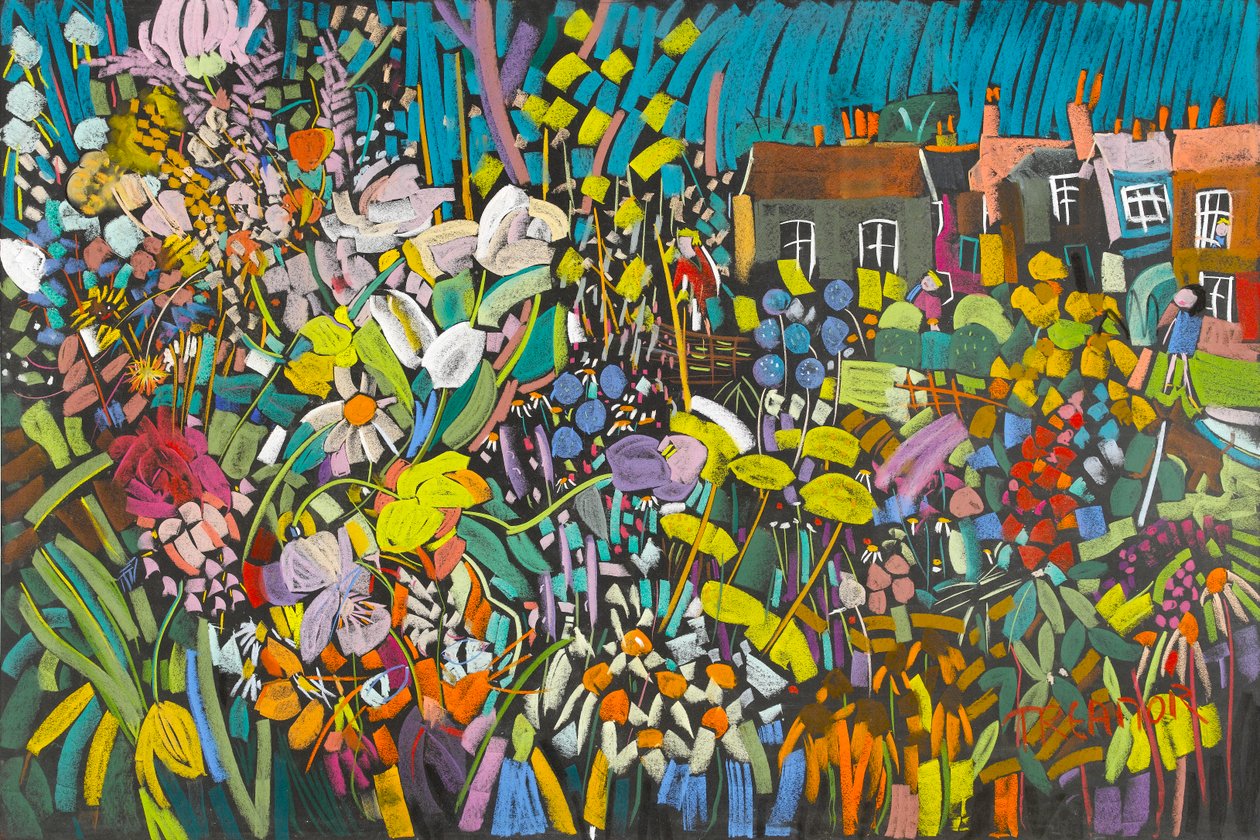 Kolonihage, 2009 (pastell om bord) av Frances Treanor