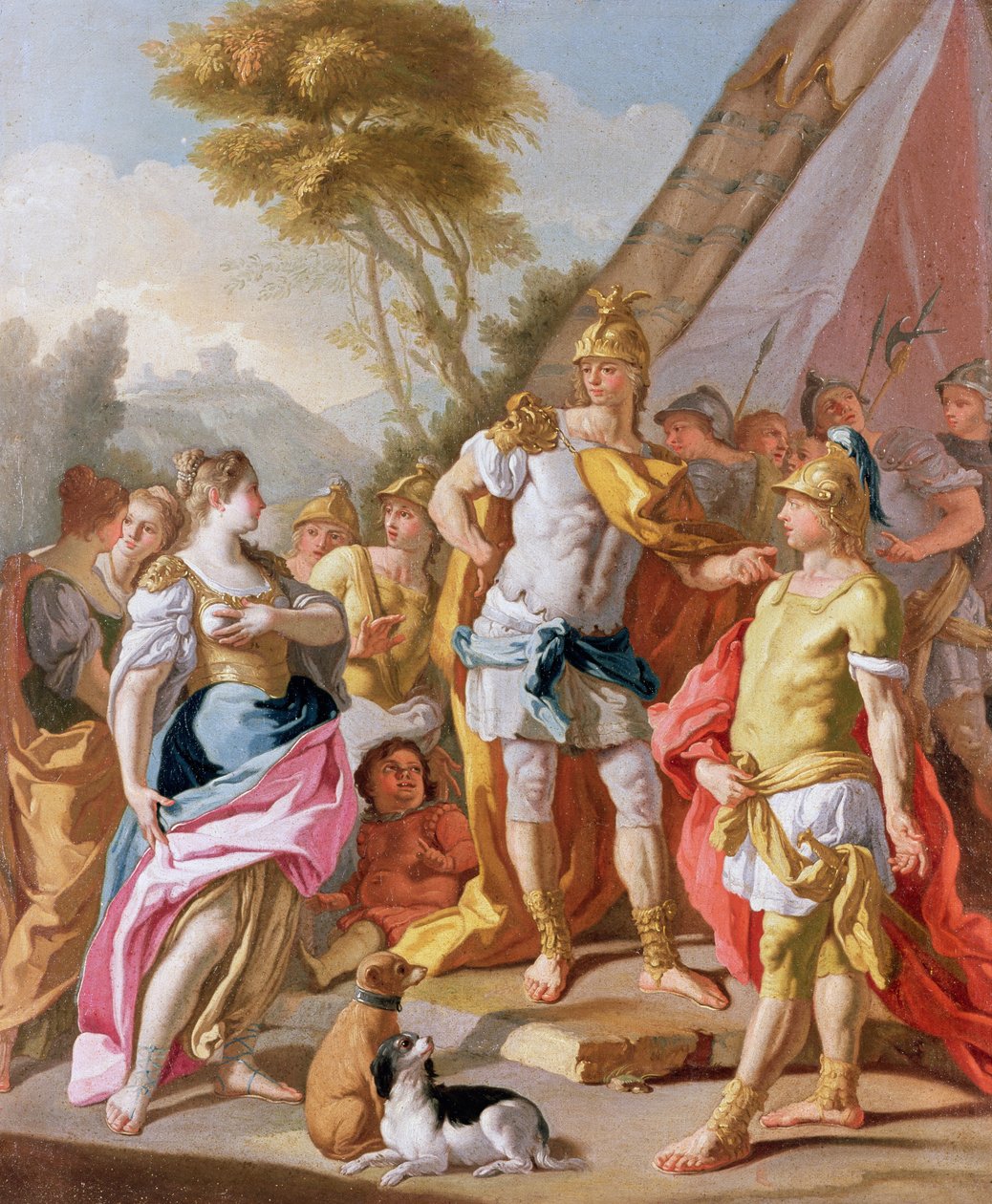 Klassisk scene av Francesco de Mura