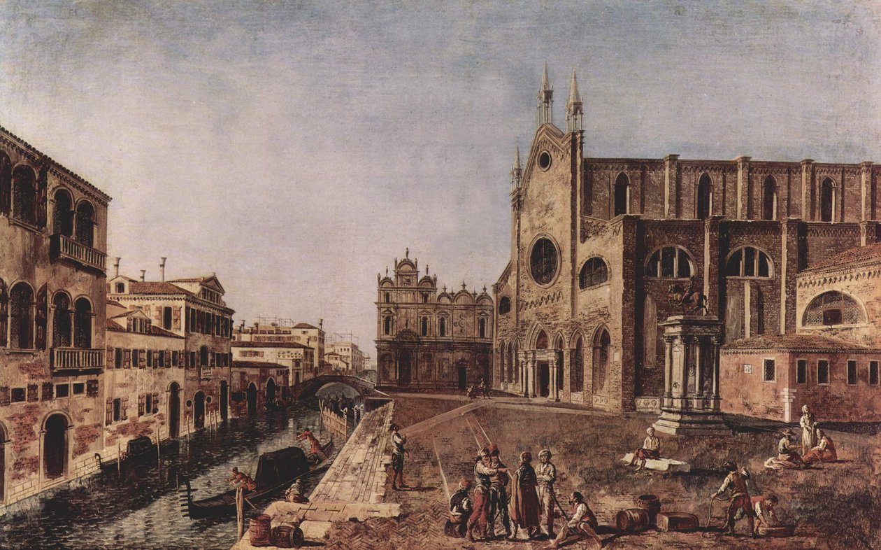Campo santi Giovanni e Paolo, Venezia av Francesco Albotto