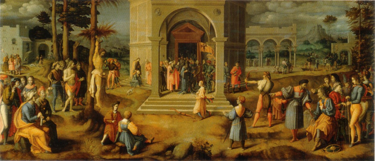 The Legend of the Kings Sons av Francesco Ubertini Bacchiacca