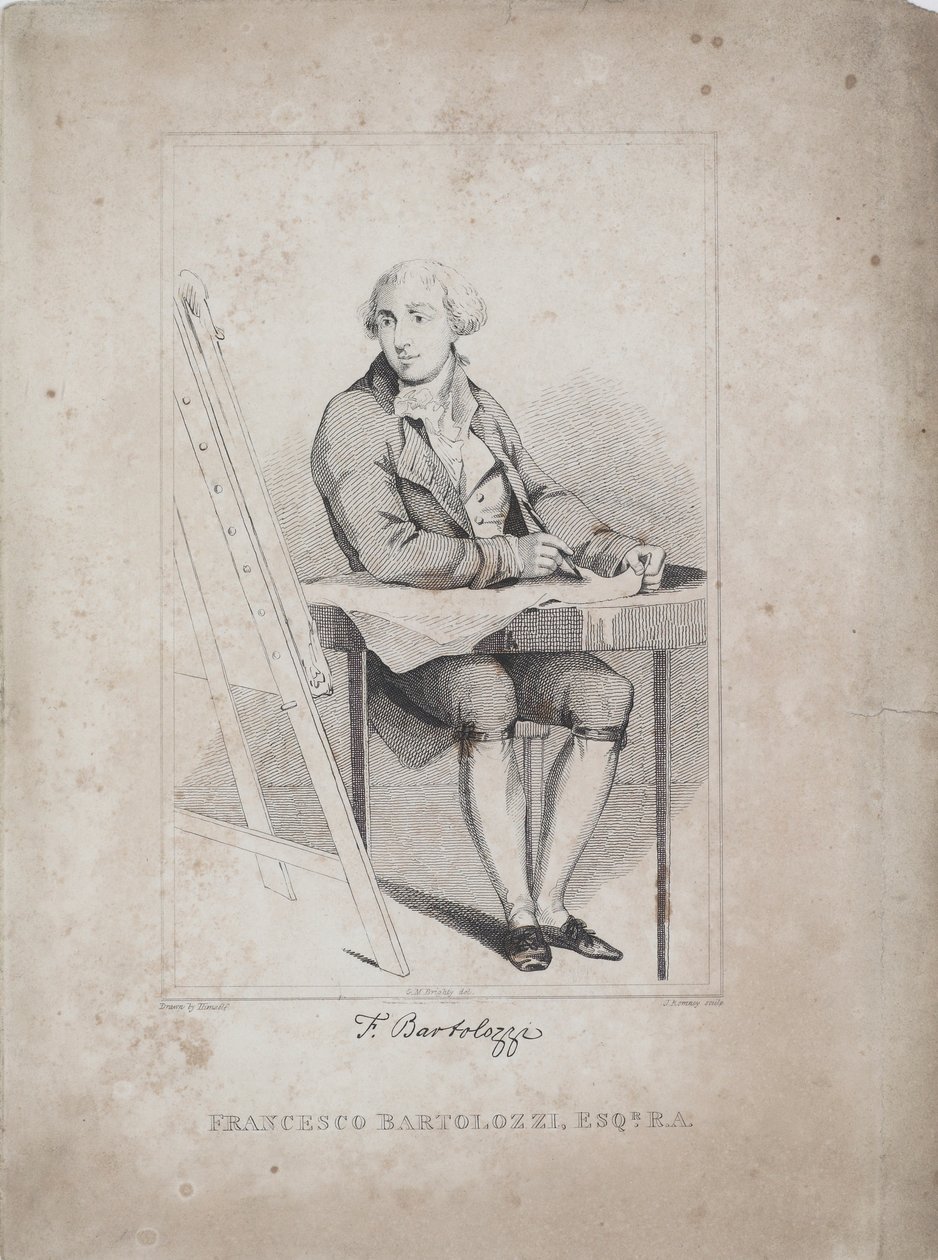 Francesco Bartolozzi, gravert av George M. Brighty (f.1788) og John Romney (1786-1863), ca. 1810 av Francesco Bartolozzi