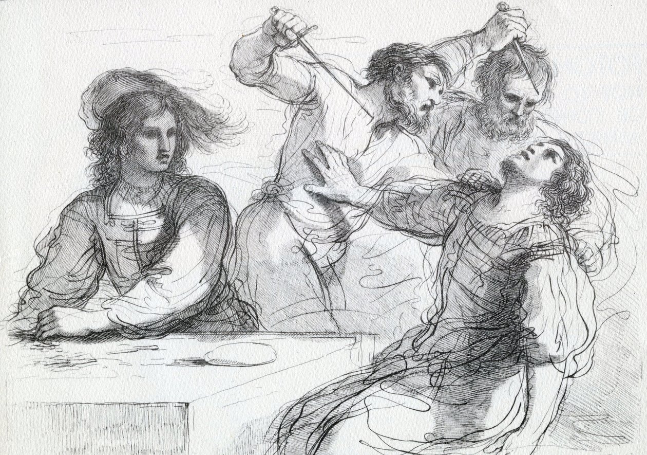 Krangel om et spill, 1764 av Francesco Bartolozzi