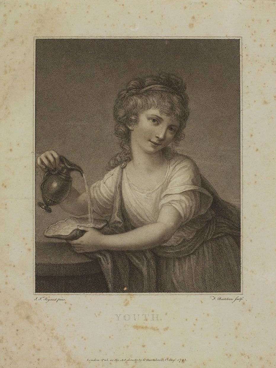 Ungdom av Francesco Bartolozzi