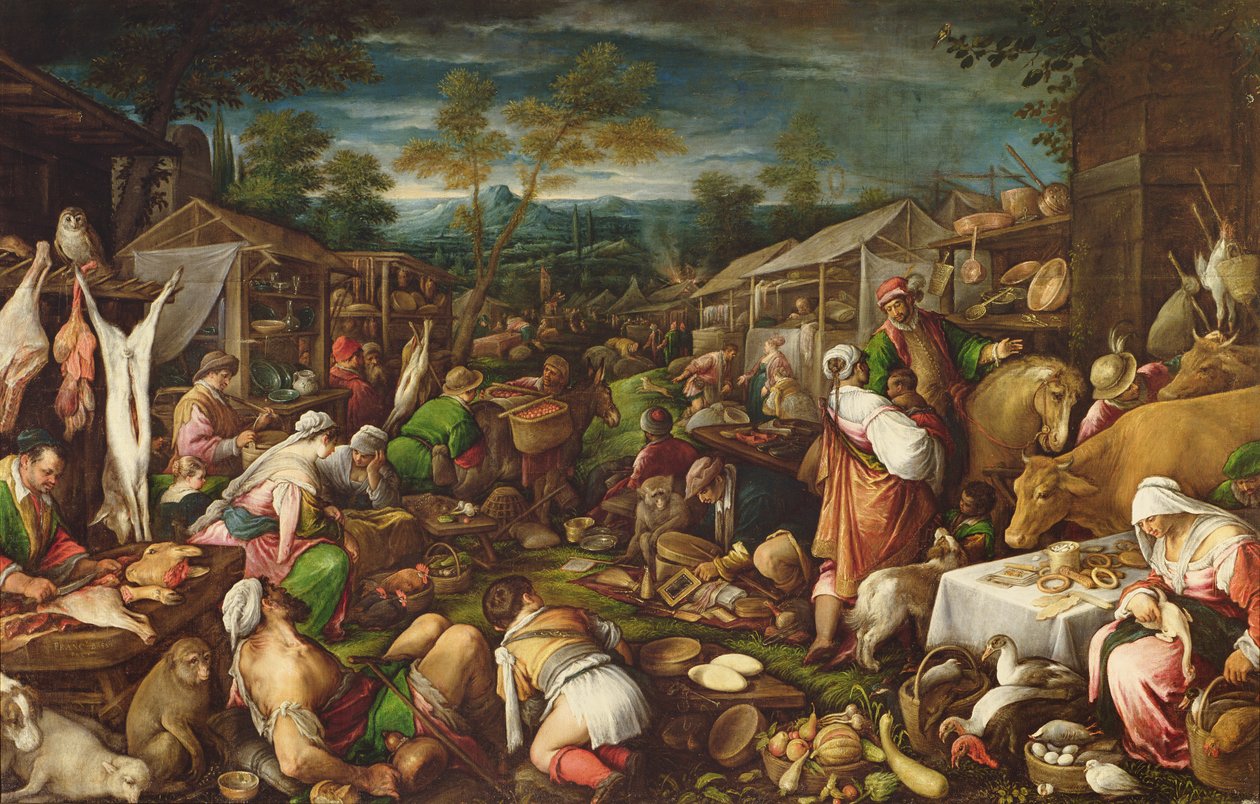 Årlig messe, 1580-85, av Francesco Bassano
