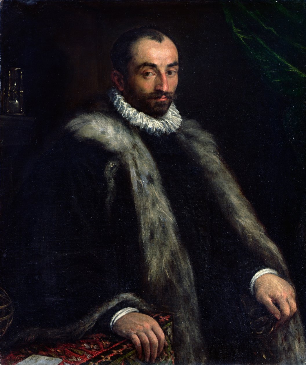 Den skjeggete mannen, 1580 av Francesco Bassano