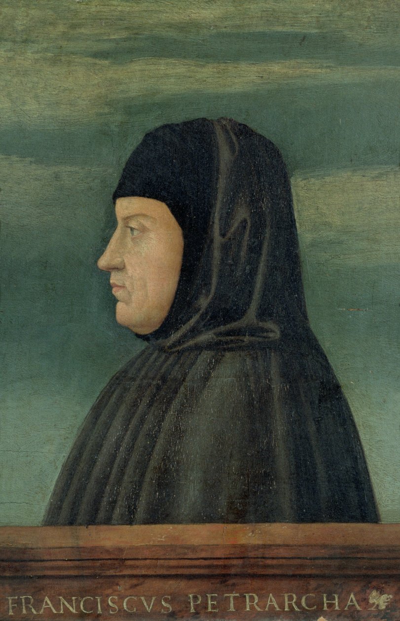 Portrett av Petrarch (1304-74) av Francesco Bonsignori