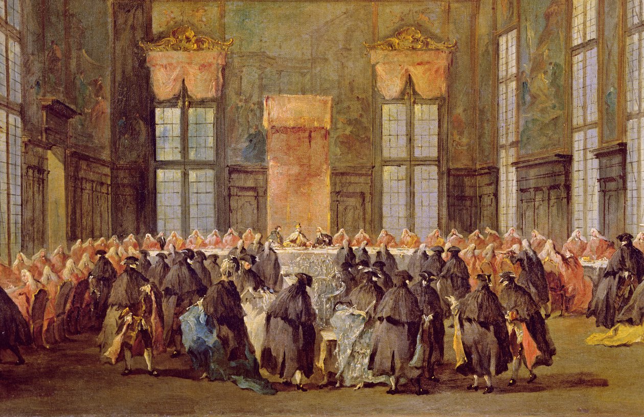 Dogen ved festen for åpningen av karnevalet i Venezia av Francesco Guardi