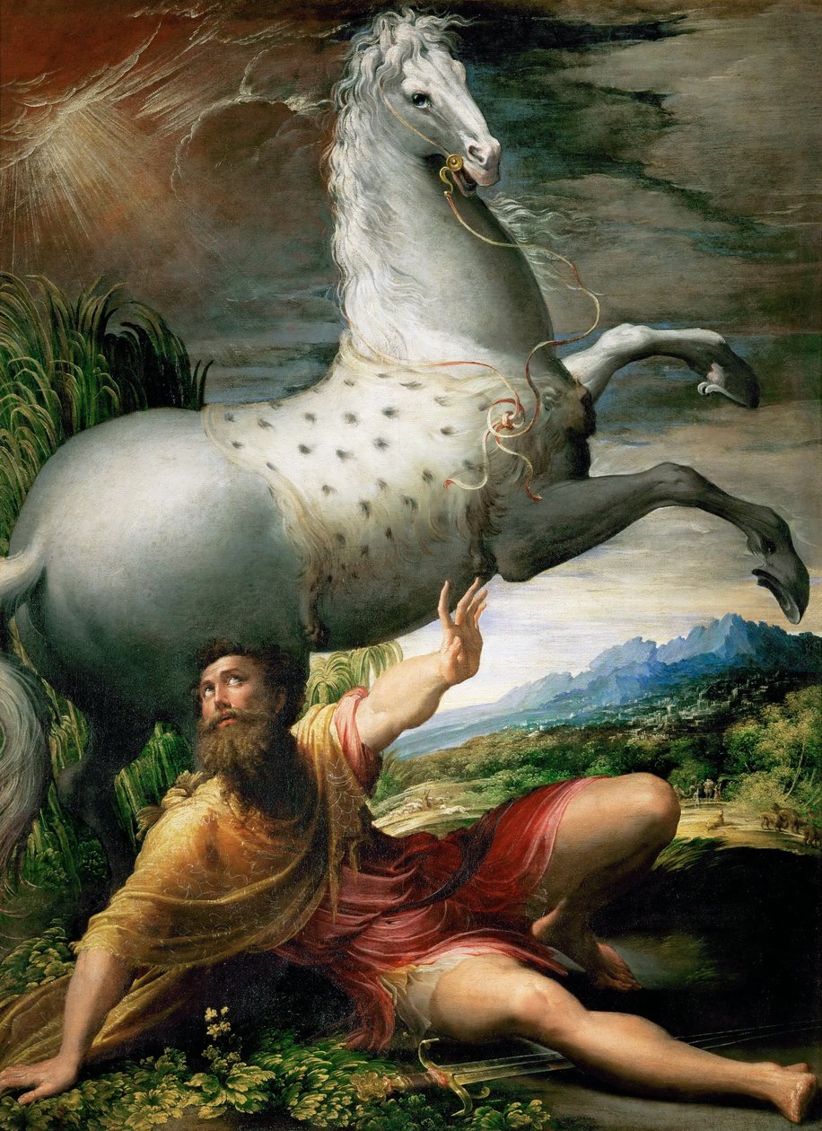 Selvportrett i et konveks speil av Parmigianino